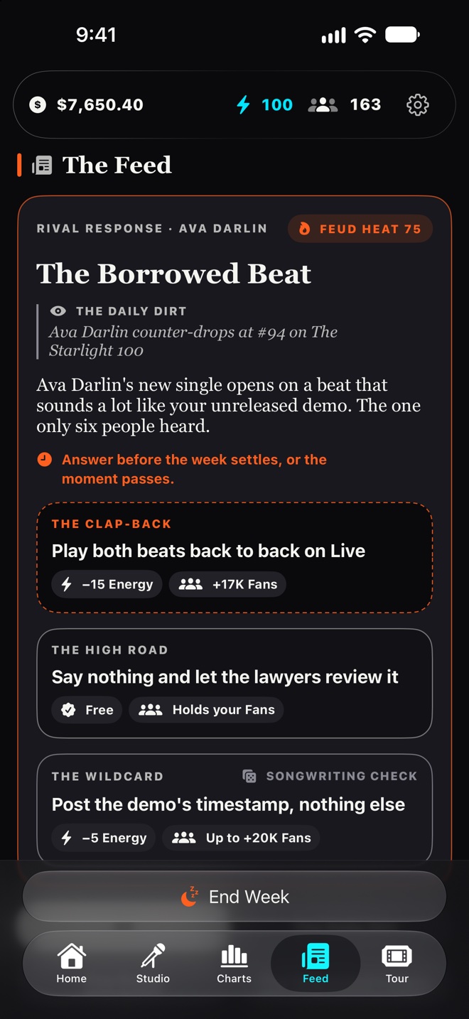 The Feed: Ava Darlin's counter-drop with three ways to answer